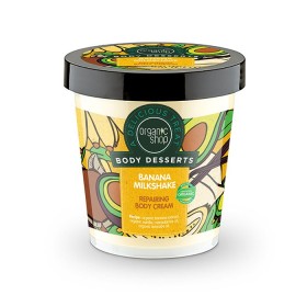 NATURA SIBERICA Organic Shop Body Desserts Banana Milkshake, Επανορθωτική Κρέμα Σώματος, Μπανάνα Milkshake - 450ml