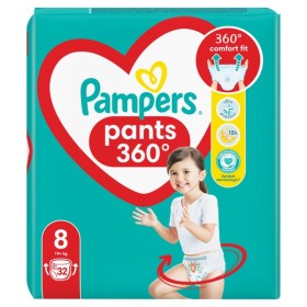 PAMPERS Pants No 8, 19kg+ Jumbo Pack - 32τεμ