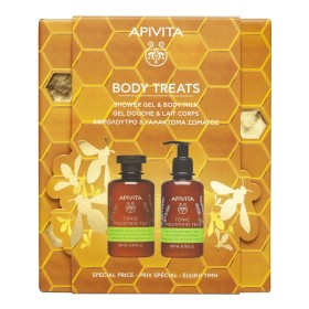 APIVITA Body Treats, Tonic Mountain Αφρόλουτρο - 250ml & Ενυδατικό Γαλάκτωμα Σώματος - 200ml