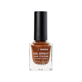 KORRES Gel Effect Nail Colour No66 Aegean Bronze, Βερνίκι Νυχιών με Αμυγδαλέλαιο - 11ml