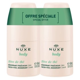 NUXE Σετ Reve De The, Fresh Feel Deodorant 24hr Roll-On, Αποσμητικό - 50ml 1+1