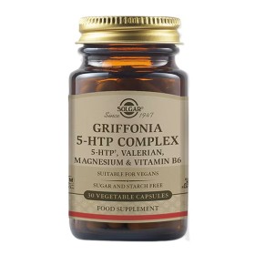 SOLGAR Griffonia 5-HTP Complex, Σύμπλεγμα Συστατικών για το Άγχος & την Ένταση - 30caps