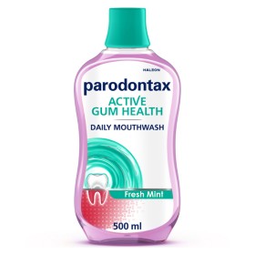 PARODONTAX Active Gum Health Daily Mouthwash Fresh Mint, Στοματικό Διάλυμα Κατά της Πλάκας - 500ml