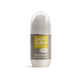 SALT OF THE EARTH Deodorant Refillable Roll-On, Amber/Sandalwood, Επαναγεμιζόμενο Αποσμητικό - 75ml