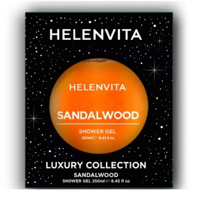 HELENVITA Luxury Collection Sandalwood Shower Gel, Αφρόλουτρο Καθημερινής Χρήσης - 250ml