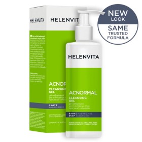 HELENVITA Acnormal Cleansing Gel, Αφρίζον Καθαριστικό για λιπαρή με Τάση Ακμής Επιδερμίδα - 400ml