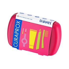 CURAPROX Travel Set 0121, Πακέτο Στοματικής Υγιεινής Ταξιδίου, Φούξια