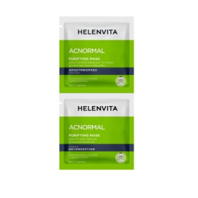 HELENVITA  Acnormal Purifying Facial Mask, Μάσκα Καθαρισμού - 2x8ml