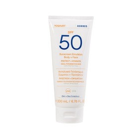 KORRES Yoghurt Sunscreen Emulsion Body + Face SPF50, Αντηλιακό Γαλάκτωμα Σώματος + Προσώπου - 200ml