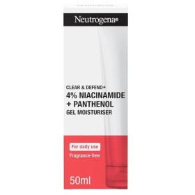 NEUTROGENA Clear & Defend+ 4% Niacinamide + Panthenol Gel Moisturizer, Ενυδατικό Τζελ Προσώπου - 50ml