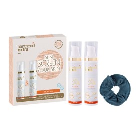 PANTHENOL EXTRA Πακέτο Προσφοράς, Sun Care Color Face Gel SPF30, Αντηλιακό Τζελ Προσώπου με Χρώμα - 50ml 1+1 ΔΩΡΟ + Υφασμάτινο Λαστιχάκι Μαλλιών