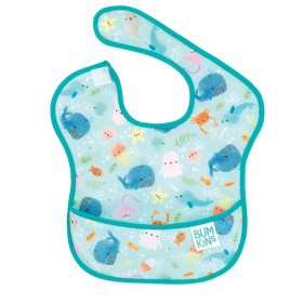 BUMKINS SuperBib, Αδιάβροχη Σαλιάρα, Ocean Life 6-24m