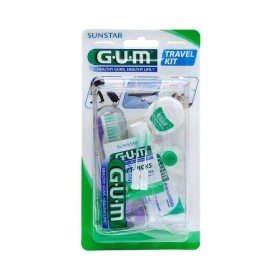 GUM Travel Kit, 156, Σετ Ταξιδίου με Οδοντόβουρτσα - 1τεμ, Οδοντόπαστα - 12ml, Νήμα - 10m, Soft Picks - 2τεμ