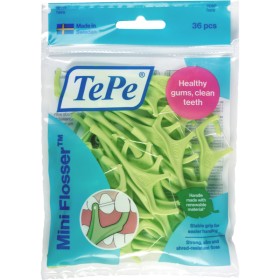 TEPE Mini Flosser, Οδοντικό Νήμα με Λαβή - 36τεμ