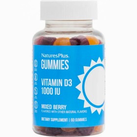 NATURES PLUS Gummies Vitamin D3 1000IU, Βιταμίνη D σε Ζελεδάκια - 60τεμ