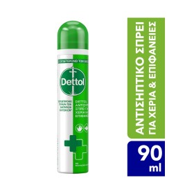 DETTOL Spray, Αντισηπτικό Σπρέι για Χέρια & Επιφάνειες - 90ml