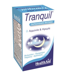 HEALTH AID Tranquil, Καταπολεμά Άγχος & Αϋπνία - 30caps