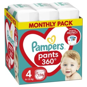 PAMPERS Pants Νο 4 (9-15kg) Monthly Pack - 176τεμ