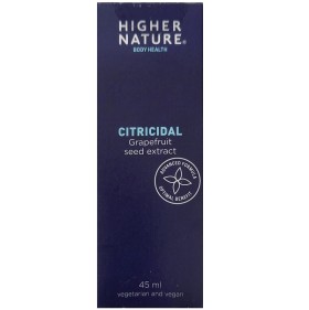 HIGHER NATURE Citricidal, Εκχύλισμα Σπόρων Grapefruit - 45ml