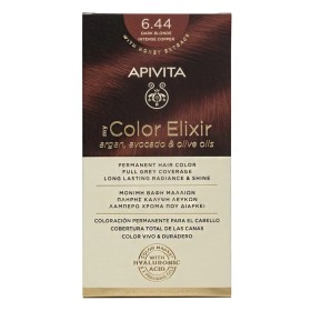 APIVITA My Color Elixir, Βαφή Μαλλιών No 6.44 - Ξανθό Σκούρο Έντονο Χάλκινο