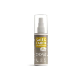 SALT OF THE EARTH Deodorant Refillable Spray, Amber/Sandalwood, Επαναγεμιζόμενο Αποσμητικό - 100ml