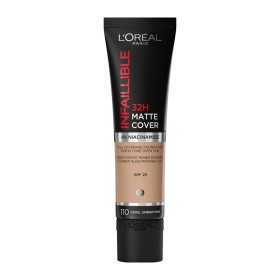 LOREAL PARIS Infaillible 32H Matte Cover Make Up SPF25, 110 Cool Undertone, Make Up Βάση με Ματ Κάλυψη - 30ml