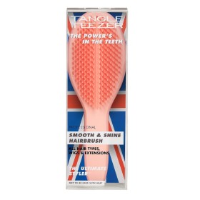 TANGLE TEEZER The Ultimate Styler Smooth & Shine Hairbrush Peach Glow, Βούρτσα Μαλλιών για Φινίρισμα - 1τεμ