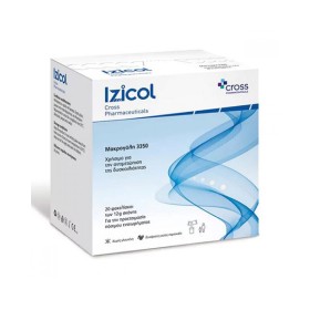 CROSS PHARMACEUTICALS Izicol, Μακρογόλη 3350, Ιατροτεχνολογικό Προϊόν Κατά της Δυσκοιλιότητας σε Ενήλικες - 20 φακελίσκοι x 12gr