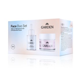 GARDEN Face Duo Set No4 Serum Hyaluronic Acid, Ορός με Υαλουρονικό Οξύ - 30ml & Anti-Wrinkle Cream, Αντιρυτιδική Κρέμα με Υαλουρονικό Οξύ- 50ml