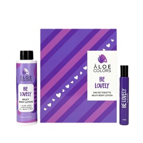 ALOE COLORS Be Lovely Gift Set, Milky Body Lotion - 150ml & Eau De Toilette - 10ml