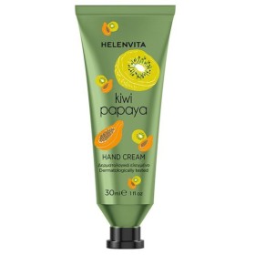 HELENVITA Hand Cream Kiwi Papaya, Ενυδατική Κρέμα Χεριων με Τροπικά Φρούτα- 30ml