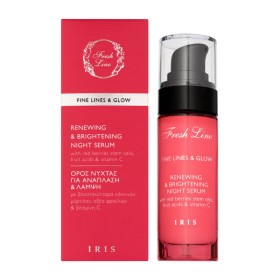 FRESH LINE Iris Renewing & Brightening Night Serum, Ορός Νύχτας Ανάπλασης & Λάμψης - 30ml