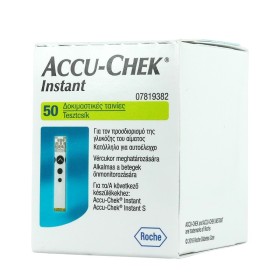 ROCHE Accu - Chek Instant Strips, Ταινίες Μέτρησης Σακχάρου - 50τεμ.