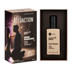 PANTHENOL EXTRA Pure Attraction Dark Shadows Men Eau De Toilette Limited Edition, Ανδρικό Άρωμα - 50ml