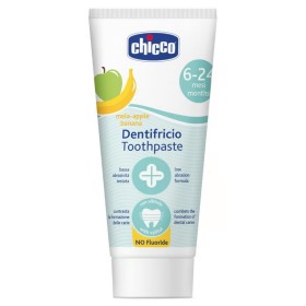 CHICCO Toothpaste, Παιδική Οδοντόκρεμα 6-24m Χωρίς Φθόριο, Γεύση Μήλο & Μπανάνα  - 50ml