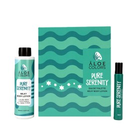 ALOE COLORS Pure Serenity Gift Set, Milky Body Lotion - 150ml & Eau De Toilette - 10ml