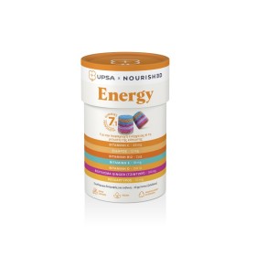 UPSA Nourished Energy, Συμπλήρωμα Διατροφής σε Ζελεδάκια 7σε1 για Ενίσχυση της Σωματικής & Πνευματικής Ζωτικότητας - 30τεμ