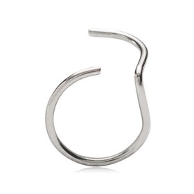 BLOMDAHL Natural Titanium Ring Left 8mm B – Nose / 130, Σκουλαρίκι Μύτης από Τιτάνιο - 1τεμ