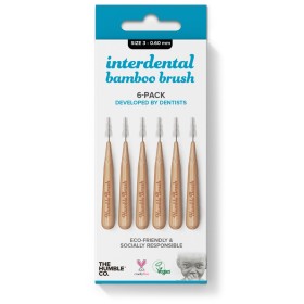 THE HUMBLE CO Interdental Bamboo Brush, Μεσοδόντια Βουρτσάκια Νο3 - 0.60mm - 6τεμ.