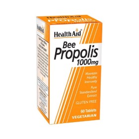 HEALTH AID Bee Propolis 1000mg, Αγνή Πρόπολη - 60tabs