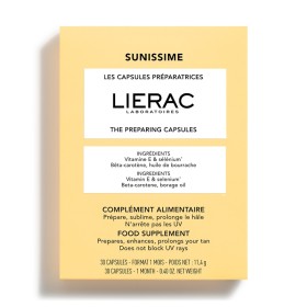 LIERAC Sunissime The Preparing Capsules, Συμπλήρωμα Διατροφής Προετοιμασίας Μαυρίσματος - 30caps