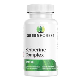 GREEN FOREST Berberine Complex, Συμπλήρωμα Διατροφής με Βερβερίνη - 60caps