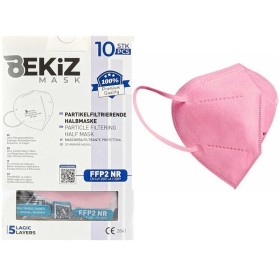 BEKIZ Μάσκα Προστασίας KN95 FFP2, Ροζ Κουτί - 10 τεμ