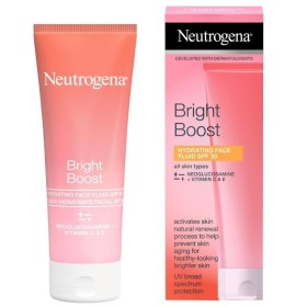 NEUTROGENA Bright Boost Face Fluid SPF30, Λεπτόρρευστη Κρέμα Προσώπου Αντιγήρανσης & Λάμψης - 50ml