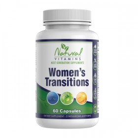 NATURAL VITAMINS Women’s Transitions, Φυσική Φόρμουλα για τη Διαχείριση των Συμπτωμάτων της Εμμηνόπαυσης - 60caps