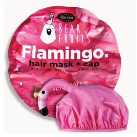 BEAR FRUITS Flamingo Hair Mask + Cap, Μάσκα Μαλλιών + Σκουφάκι - 20ml