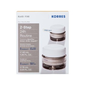 KORRES 2 Step 24h Routine, Black Pine, Μαύρη Πεύκη Κρέμα Ημέρας Σύσφιγξης + Lifting για Καν/ Μικτές Επιδερμίδες - 40ml & ΔΩΡΟ Κρέμα Νύχτας Σύσφιγξης & Lifting - 15ml