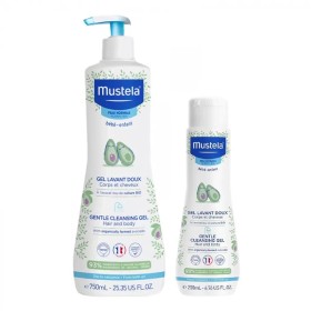 MUSTELA Gentle Cleansing Gel, Απαλό Αφροντούς για Σώμα & Μαλλιά - 750ml + ΔΩΡΟ 200ml