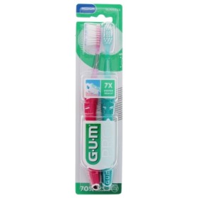 GUM Sensitive Pro Medium Toothbrush, 1528, Οδοντόβουρτσα για Ευαίσθητα Ούλα - 2τεμ