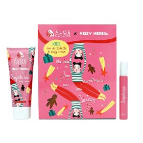 ALOE COLORS Sugarlicious Kids Gift Set, Body Cream- 100ml & Eau De Toilette - 10ml